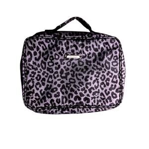WallyBags leopard-print travel organizer bag